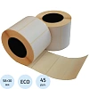 Термоэтикетки ЭКО 58х30, 900шт/рул, вт.40, 45рул/уп