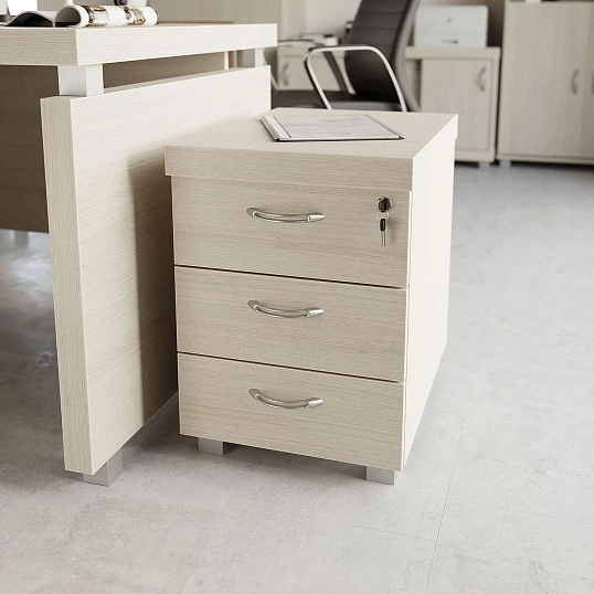 Тумба Мон_EASY Director подст. М93 дуб шамони светлый