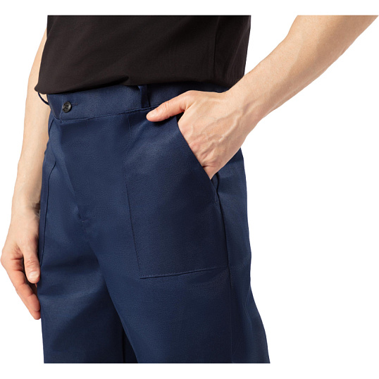 Костюм рабочий летний муж. л16-КБР с СОП син/вас (р.72-74) 194-200