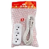 Удлинитель LUX У3-О-03 3 входа 3м без заземления, 250В, 10А