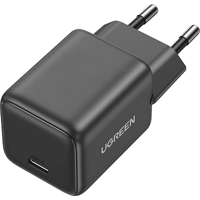 Зарядное устройство UGREEN сетевое X512 (55528) Mini 20W USB-C GaN EU серый