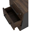 Тумба Kobor мобильная TМ3-40/50 400x500x625 Черный муар/Дуб чарльстон