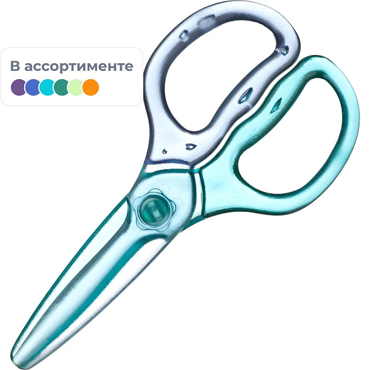 Ножницы детские Deli E6067 120 мм пластик ассорти