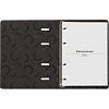 Ежедневник недатированный на кольцах Attache, 136л., 80г/м3, Blacky