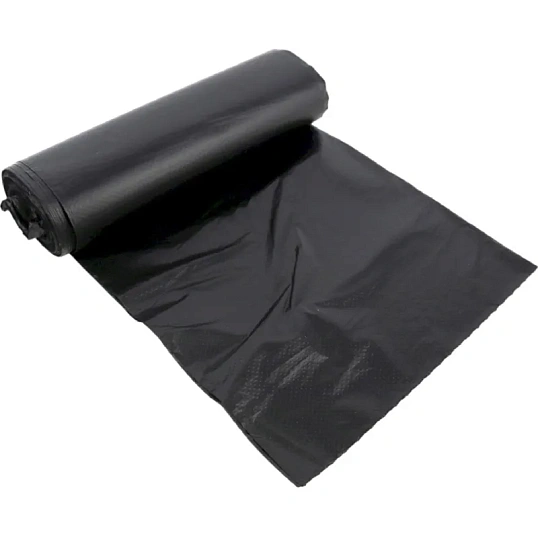 Мешки для мусора ПВД 60л 20мкм 30шт/рул черные 58x68см Элементари