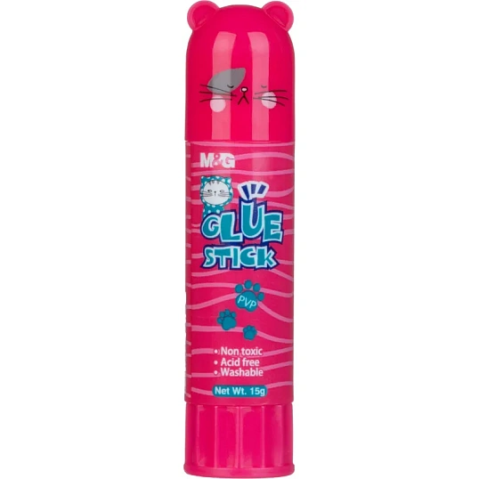 Клей-карандаш M&G So Many Cats, 15 г,PVP, в ассортименте