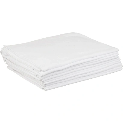 Набор полотенец махровых 50Х100 500 гр/м2 белый (10шт)