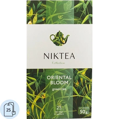 Чай Niktea зеленый Oriental Bloom, 25пак/уп
