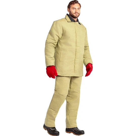 Костюм сварщика брезентовый утепл. КБР (арт.КС02ПР) 44-46/170-176