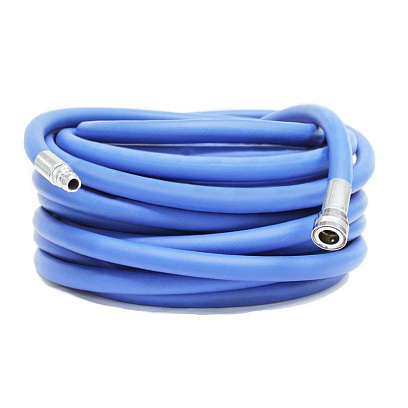 Шланг HACCPER Control point для горяч вод 15м с муфт 1/2 нерж сталь син 5сл