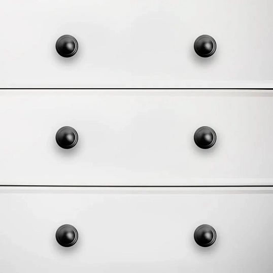 Ручка УЗК_кнопка меб. StahlBuro A304 (16670) компл-2шт BL мат.черный