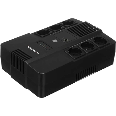 ИБП Ippon Nut 650 650ВА/360Вт черный(2050150)