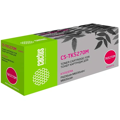 Картридж лазерный Cactus TK-5270M пур. для Kyocera Ecosys 6230cdn/M6230