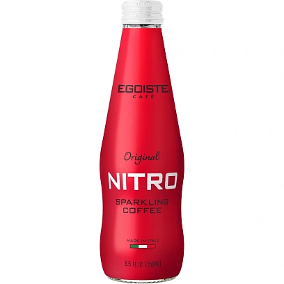 Напиток кофейный Egoiste Nitro Sparkling Coffee Bottle, газ стекло 0,25л