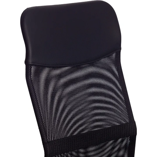 Кресло UT_Easy Chair 618 сетка/кож.зам, черный, 36-6/W-11