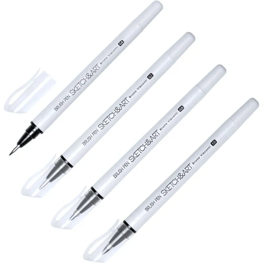 Ручка -кисть Sketch&Art 4шт/наб 36-0030
