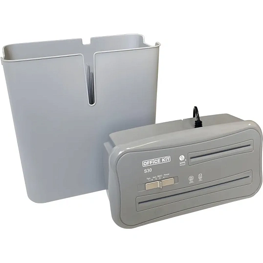 Шредер (уничтожитель) Office Kit S30, 3 ур.секр., 6 лист., 14 л.,  4x40