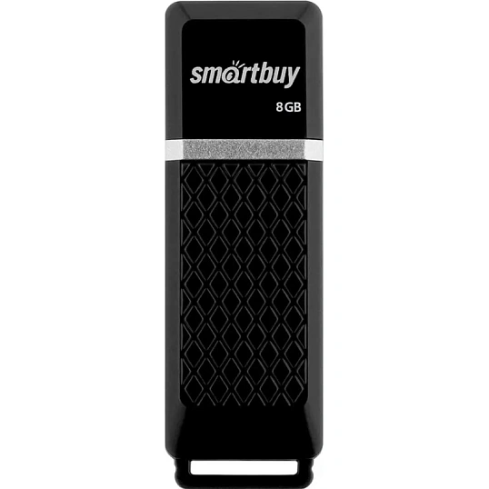 Флеш-память Smartbuy UFD 8GB Quartz series Black (SB8GBQZ-K)