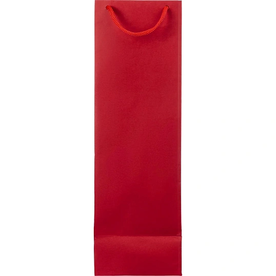 Пакет подарочный бумажный под бутылку Vindemia, красный,75556.50