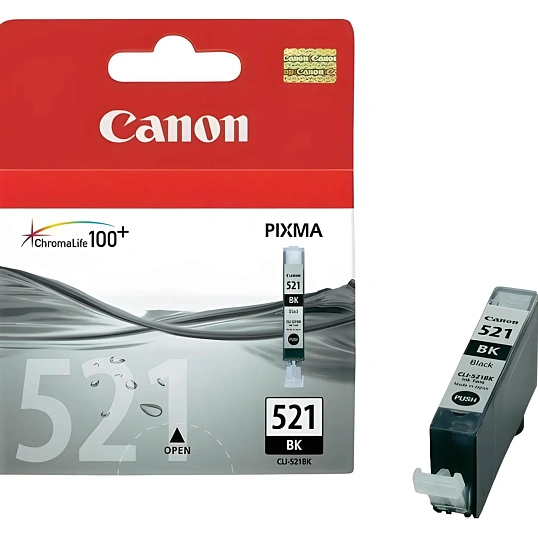Картридж струйный Canon CLI-521BK (2933B004/001) чер. для PIXMA iP3600/4600