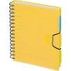Ежедневник недатированный Bright Colours на спирали, А5, 272 стр., ЖЕЛТЫЙ