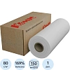 Бумага широкоформатная Bright white 80г 420ммх150м 76мм