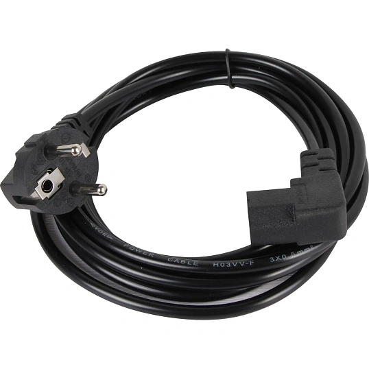 Кабель комп - розетка 220V EU (угол-угол) 3m, iOpen <ACE021R-3.0M