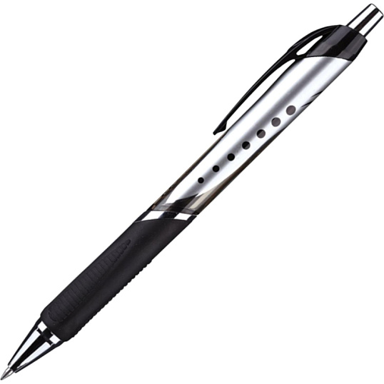Ручка гелевая автомат. Attache selection Galaxy,черн.корп,черный,манж