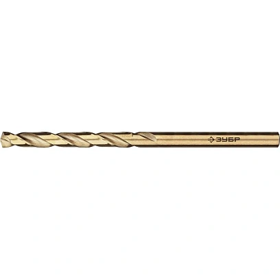 Сверло по металлу ЗУБР КОБАЛЬТ 4.5х80мм, сталь Р6М5К5, класс А (29626-4.5)