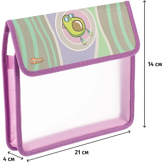 Папка для тетрадей Avocado cruise,А5,липучка,ламинат/пластик,ПТ-45