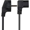 Кабель комп - розетка 220V EU (угол-угол), 1.8m, iOpen <ACE021R-1.8M