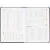 Ежедневник датированный 2026 А5+ SIDNEY NEBRASKA синий, зол обрез 3-125/04