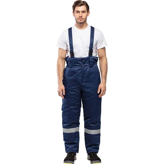 Костюм рабочий зимний муж з43-КБР син/вас (р.48-50) 194-200 (серия З)