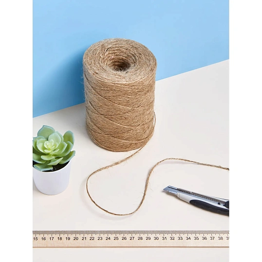 Шпагат льняной банковский 1,25ктекс П6 (0,5кг/боб.)