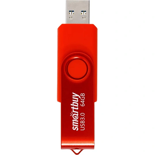 Флеш-память Smartbuy UFD 3.0/3.1 64GB Twist Red (SB064GB3TWR)