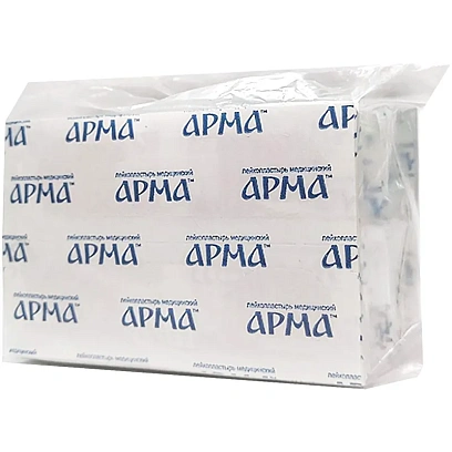 Лейкопластырь бакт,25х72мм полимер.телесный ПЭ,100шт/уп,АРМА