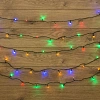 Гирлянда светодиодная Твинкл Лайт 10м, темно-зеленый ПВХ, 80 LED,303-049