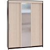 Шкаф-купе Сокол 3-ств.ШР-186.32 с зеркалом 1800x600x2400, венге/дуб