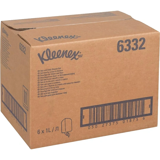Картридж с гелем для душа и шампунем KK Kleenex 6 кассет. 1л. 6332