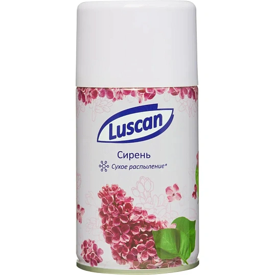 Баллон сменный для автоосвежителя Luscan 250мл Сирень сухое распыл