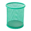 Подставка-стакан Deli d90x102 мм круглая металл сетка цвет в ассортименте