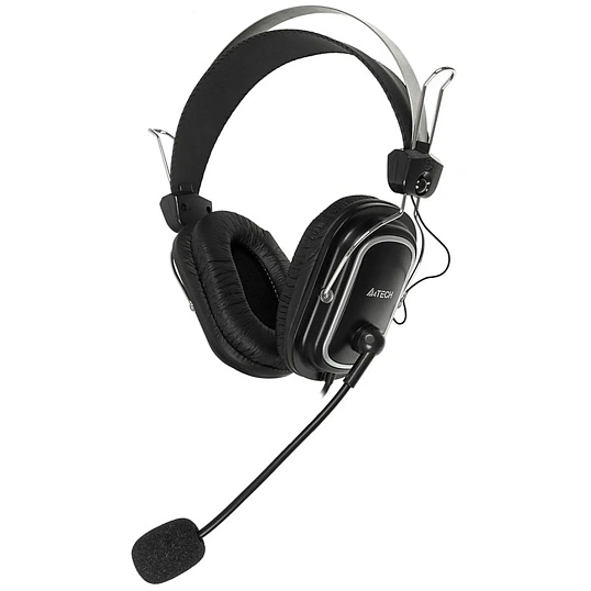 Гарнитура A4Tech HS-50 черный 2.4м мониторные