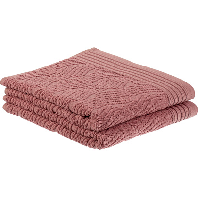 Набор полотенец махр.для рук Б-р Жаккард 50х80см,500 г/м2,ПепелРозы 2шт