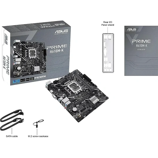Материнская плата Asus PRIME H610M-K s1700 Intel H610 2xDDR5 mATX
