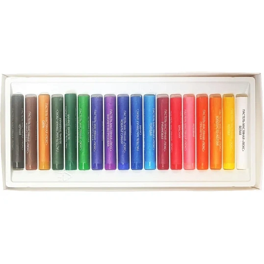 Пастель масляная Люкс 18 цв (круглая) 30С 1937-08 набор