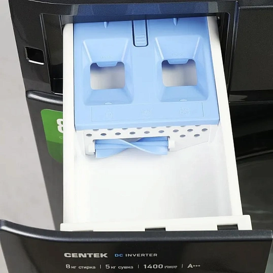 Стиральная машина Centek CT-1954(сер)8кг/16пр/Дисп/ INVERTER/Сушка 5кг/A