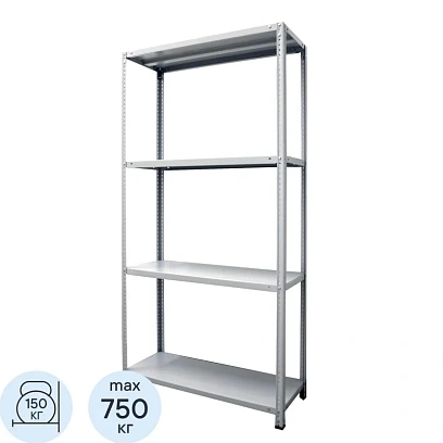 Стеллаж металлический ST_2000х1000х500 мм (4 полки/150 кг) 