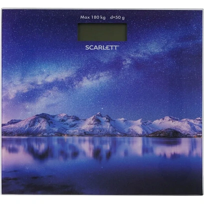 Весы Scarlett SC-BS33E022,напольные электронные,max. 180 кг,звездное небо