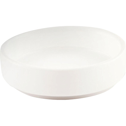 Соусник 40 мл фарфор 7,1 см h2 см круглый белый фарфор 24 шт/уп