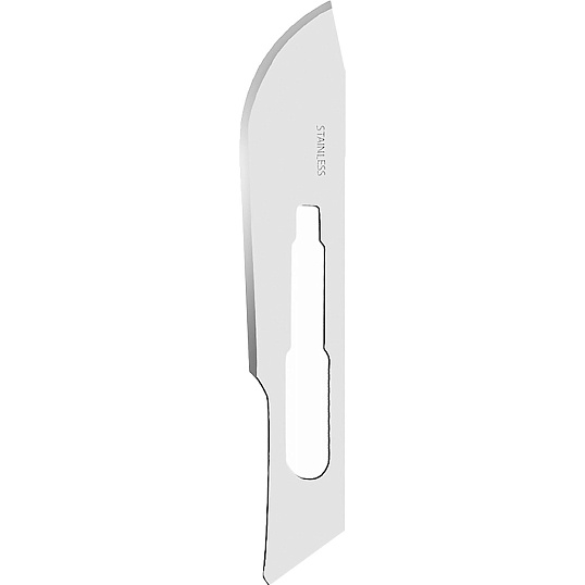 Лезвие для скальпеля стерил. из нерж.стали р-21, RIBBEL 100шт/уп